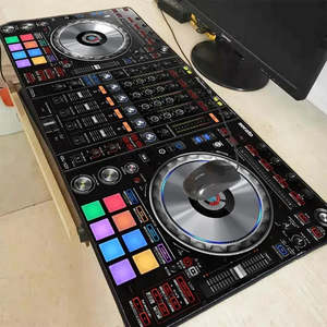 Waterproof Platinum DJ XL <b>Gaming</b> Mouse Pad Square Heated and Printed Style Wireless Charging <b>Desk</b> Mat for <b>Computer</b> Use - Product Image 2