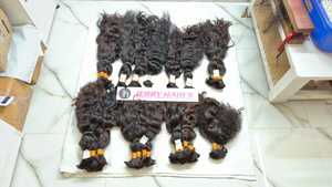 Extensions de cheveux humains vierges indiens Remy 100% non traités, noir naturel, lisses, double trame, 100 grammes, toutes les couleurs - Product Image 3