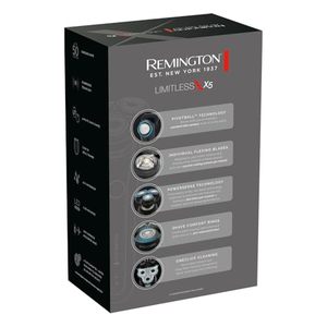 Rasoir rotatif 3-en-1, système de coupe hybride, tondeuse de précision humide/sèche, lames flexibles, tête pivotante, chargement USB, IPX7 pour le corps - Product Image 1