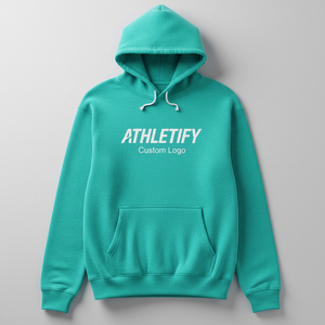 เสื้อฮู้ดดี้พื้นฐานสำหรับผู้ชาย ผลิตจากผ้าถักผสมผ้าฝ้าย ดูแลง่าย ไม่ยับ เหมาะสำหรับการใช้งานในชีวิตประจำวัน - Product Image 1