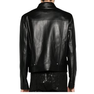 Chaqueta de Invierno de Piel de Oveja Genuina Original para Hombre, Cuello Alto, Logotipo Frontal, Impermeable, Resistente al Viento, Último Diseño, OEM, Alta Calidad, Personalizada - Product Image 2