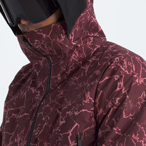 Chaqueta de esquí para hombre OEM con logotipo personalizado, tela aislante transpirable, impermeable, apta para ropa de nieve y servicios de etiqueta privada - Product Image 3