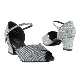 Modello 6028 scarpe da ballo latino stile sportivo classico finissime scarpe da ballo Salsa con solette in gomma e PU per uso Fitness - Product Image 1