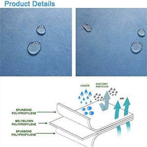 เสื้อกาวน์แพทย์แบบใช้แล้วทิ้งสำหรับผู้หญิง ยี่ห้อ Smithy Sports คุณภาพสูง ผลิตจากผ้ายีนส์ แขนยาว น้ำหนักเบา ป้องกันการกระแทก เหมาะสำหรับโรงพยาบาล - Product Image 2