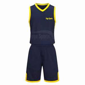 Conjuntos de Uniformes de Baloncesto sin Mangas Profesionales, Cómodos y Transpirables, Colores y Logotipo Personalizados, 100% Poliéster de Secado Rápido - Product Image 1