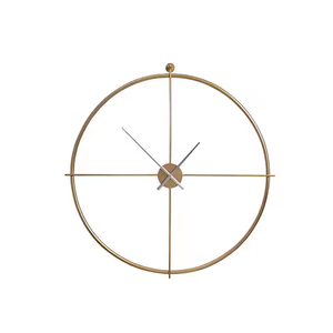 Azora Industries Horloge murale en métal suspendue au design moderne pour la décoration de la maison de luxe Horloge ronde Taille personnalisée - Product Image 2