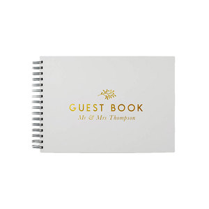 LABON Factory Customized Classic Design Widely Blank <strong>Personalised</strong> <strong>Wedding</strong> Guest <strong>Book</strong> - Product Image 1