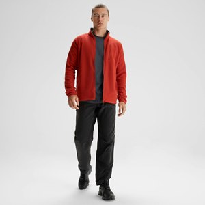 Veste en polaire douce pour homme avec fermeture éclair conçue pour la chaleur hivernale et les équipements d'aventure en plein air - Product Image 2