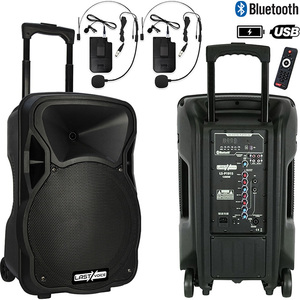 ลำโพงพกพา Lastvoice LS-P1915HH 1200W 15 นิ้ว พร้อมหูฟังไร้สาย 2 ชุด แบตเตอรี่ 5000-8000mAh รีโมทคอนโทรล - Product Image 2