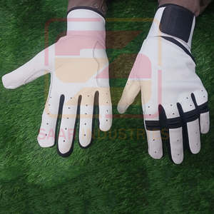 Meilleure vente Gants de baseball en cuir souple très confortables Gants de frappeur professionnels à longue sangle pour l'entraînement au frappeur - Product Image 6