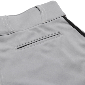 Pantalones de Béisbol Clásicos Blancos para Hombre con Ribete Negro y Rodillas Doblemente Reforzadas para Máxima Durabilidad Durante el Deslizamiento y el Fildeo - Product Image 6