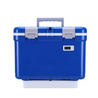 Glacière en plastique PE isolée portable 10L moderne pour le stockage des vaccins et des canettes avec approvisionnement en packs de glace inclus
