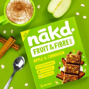 Barre de fruits et de fibres Nakd' à la pomme et à la cannelle - Vegan - Sans gluten - Collation saine, 44g (Paquet de 16 barres) - Product Image 5