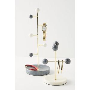 New jewelry stand marble base gold hooks minimalist design elegant accessory <b>holder</b> watch organizer modern decor stylish jewelry - Product Image 2