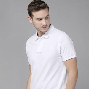 Camiseta de Hombre de Alta Calidad al por Mayor, de Algodón/Poliéster, Tejida, Lisa, con Bordado Personalizado, la Más Vendida, Económica 2025 - Product Image 4