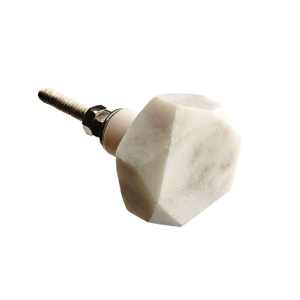 Pomo de Puerta Hexagonal de Cuarzo Amarillo, Pulido, Color, Forma y Tamaño Personalizados, Hecho en India - Product Image 5