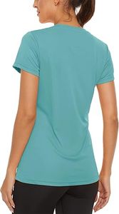 Diseño único personalizado camiseta de gran tamaño mujeres Slim Fit gimnasio entrenamiento ropa deportiva camisetas - Product Image 2