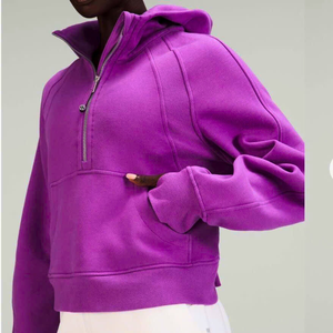 Sweat à capuche avec logo personnalisé pour femmes avec broderie 3D Tissu polaire OEM Style Streetwear doux directement du fournisseur - Product Image 5