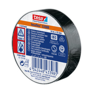 Ruban isolant certifié noir 15 mm (10 m) - Product Image 1