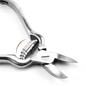 Cortauñas de Acero Inoxidable Curvo para Manicura y Pedicura, Pinza para Cutículas, Removedor de Piel Muerta para Uñas de Dedos de Manos y Pies, con Mandíbula Ancha - Product Image 2
