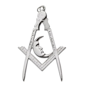 Jewel d'officier maçonnique de la Loge Bleue Junior Deacon - [Argent] Matériau Argent Métal type Argent Type de pierre précieuse Pas de pierre précieuse - Product Image 1