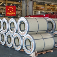Bobina de Acero al Carbono Serie 304N 200 de Hoa Sen Group, 0.4-2.50 mm, Tolerancia del 15%, Superficie N.° 3, Estándar GB, Certificación ISO 9001, Origen VN