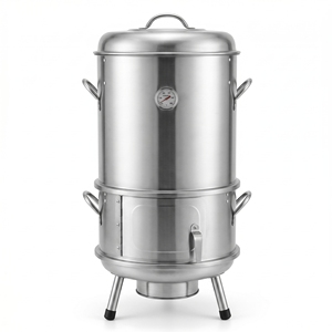 Parrilla Asador Vertical de Carbón de 0.7MM de Acero Inoxidable para Pollo, Uso Comercial Moderno, Venta al por Mayor para Restaurantes - Product Image 1