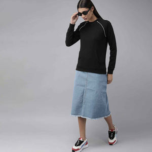 Sweatshirts Femme Premium Logo O Neck Sweatshirts 100% Coton Blank Sweatshirts Femme - Product Image 2