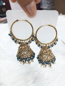 Bijoux ras du cou de mariée ensemble de colliers ras du cou en cristal indien pour femmes fabrique des bijoux en gros, - Product Image 2