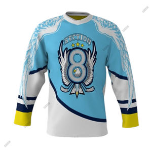 Pantalons de hockey sur glace personnalisés de qualité supérieure, brodés et sublimés |   Conception personnalisée écologique à séchage rapide |   100% polyester - Product Image 3