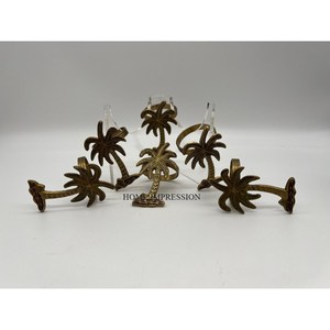 Nouvel anneau de serviette en métal pour mariages et cadeaux, porte-serviettes plaqué or écologique personnalisable au design moderne - Vente en gros - Product Image 1