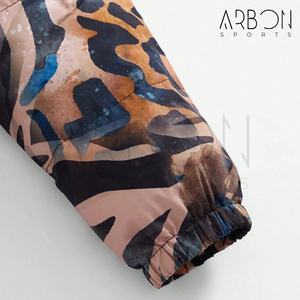 Loose Fit Men's Striped <b>Print</b> Zip Up Padded Coat, Heavy Duty OEM/ODM Custom Sizes Thick Quilted Coats Puffer Hooded Jacket - Product Image 3