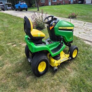 John Deer X350เครื่องตัดหญ้าไฟฟ้าไร้สายขนาด1000มม. กล่องตัดหญ้าแบบ DIY เทียบเท่ากับแก๊ส-ขับเคลื่อนเครื่องตัดหญ้า - Product Image 1