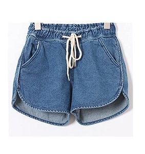 Short en jean pour femme pour denim décontracté été taille moyenne effiloché extensible déchiré Design pour un look tendance - Product Image 5