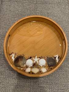 JOIN SQUARE WOOD EPOXY RESIN TRAY Fabulous Design Décoratif pour Servir les Aliments dans la Cuisine Restaurants Usage Domestique - Product Image 4