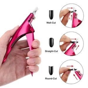 High Stainless <b>Steel</b> Nail Tip Trimmer <b>Cutter</b> Professional Tool Wide Jaw Opening for Finger Acrylic Gel False Nail Shaping Salon - Product Image 3