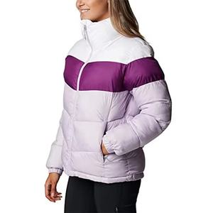 Veste matelassée imprimée personnalisée pour femmes avec fermeture à glissière avant à col montant et manches longues tendance de haute qualité imperméable - Product Image 1