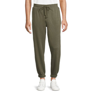 Pantalones de chándal estampados elegantes para hombre en mezcla de algodón ligero con cintura elástica y diseño de pierna cónica - Product Image 6