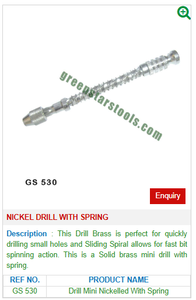 Perceuse au nickel avec ressort GS 530 Outils de bijoux pour outils de bijoux - Product Image 2