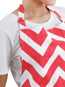 Stylish Sleeveless Printed Apron Durable Recycled Cotton Kitchen Cleaning <b>Accessory</b> for Hotel Kitchen Outdoor Use - Product Image 5