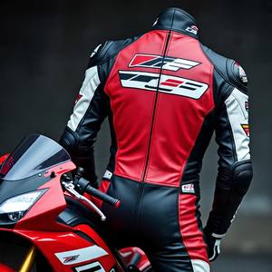 Combinaison de moto haute performance Malik Raza pour homme | Avec la compatibilité du système d'airbag dans des conceptions personnalisées - Product Image 2