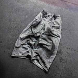 กางเกงผู้ชายแนวสตรีทปักลายกอธิคกางเกงฮิปฮอปแฟชั่นฮาราจูกุเสื้อผ้าผู้ชายทรงหลวม Y2k ซักสบายๆ - Product Image 4