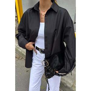 Camisa Clásica Oversize de Popelina 100% Algodón con Función Antiarrugas - 3421 - Product Image 3