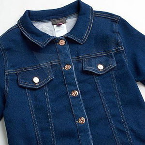 Vestes en jean d'hiver pour femmes, taille plus, design personnalisé, imprimé uni, respirant, tricoté, fabriqué directement au Pakistan - Product Image 2