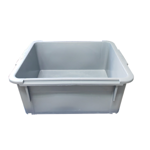 Caisse de stockage en plastique industrielle recyclable avec poignée CN03 boîte de stockage des aliments pour salade jus aliments pour animaux de compagnie aliments en conserve - Product Image 6