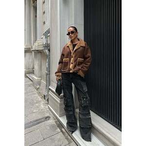 เสื้อแจ็คเก็ตหนังกลับแขนยาวกันลมโลลิต้า 6115 - Product Image 6