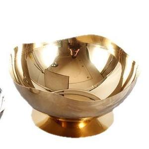 Heavy gauge <b>metal</b> <b>bowl</b> for kitchen use serving mixing storage with rust resistant polished surface - Product Image 2