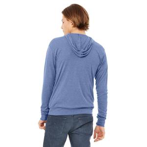 Bella Plus Canvas 3939 - Tri-blend Unisex Sudadera con capucha ligera con cremallera completa Russell Athletic Rendimiento de algodón para hombres - Product Image 3