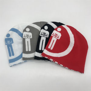 หมวกบีนนี่ถักลายแจ็คการ์ดคุณภาพสูงแบบกลับด้านได้สำหรับฤดูหนาว  ลายปัก 3 มิติ ออกแบบเองได้  ไซส์ผู้ใหญ่แบบยูนิเซ็กซ์ ขายส่ง - Product Image 2