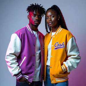 Fabricante personalizado de chaquetas universitarias con nombre de equipo bordado - Product Image 3